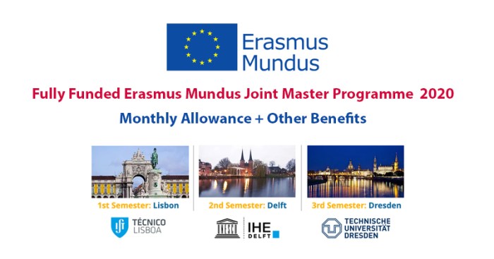 Overview erasmus degrees joint mundus master