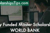 Funded graduate scholarship fully bank program world telegram