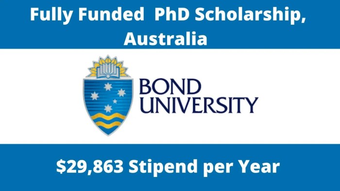 Beasiswa s3 di bond university australia