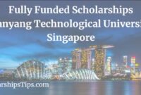 Fully funded phd scholarships nanyang technological university singapore