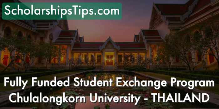 Chulalongkorn asean scholarship scholarships funded