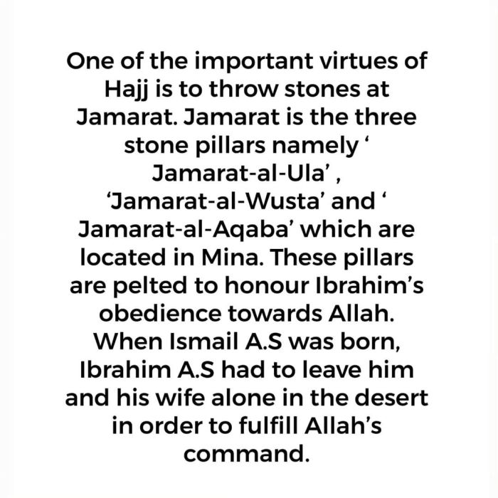 Jamarat stones muslims makkah islamiclandmarks