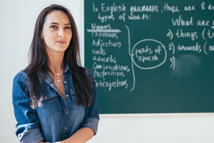 Bahasa inggris guru perempuan