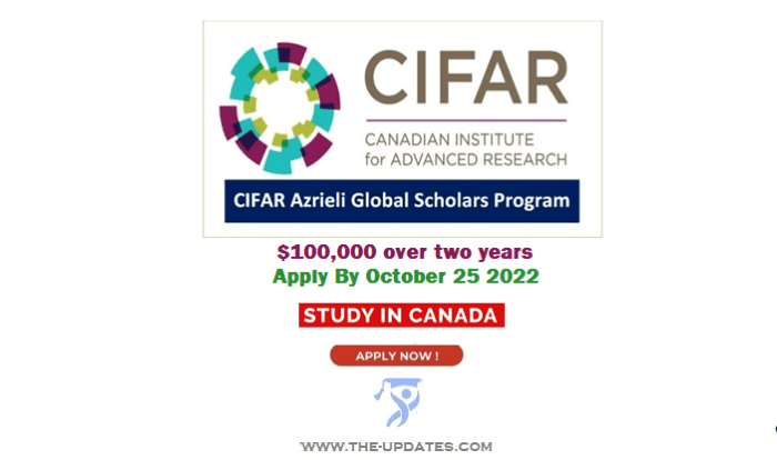 Cifar scholars global azrieli fifteen