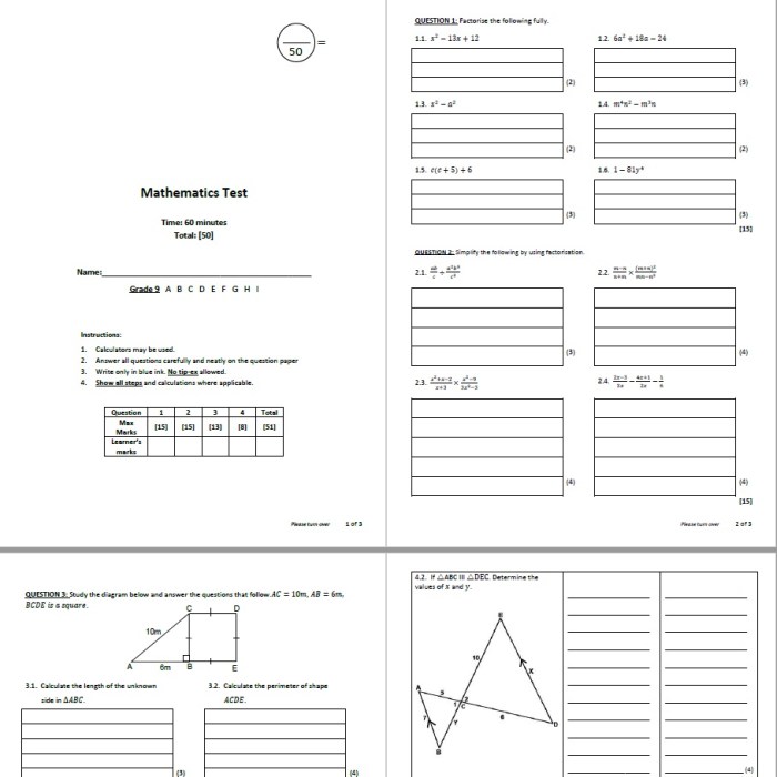 Modul matematika kelas 9 semester 1