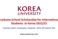 Gsfs seoul scholarship excellent