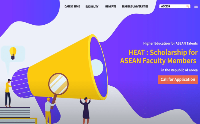 Higher education for asean talents heat scholarship opportunity for asean faculty members in the republic of korea s 3 ewha womans university s3 1