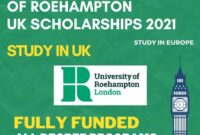 Beasiswa s3 full di roehampton university inggris