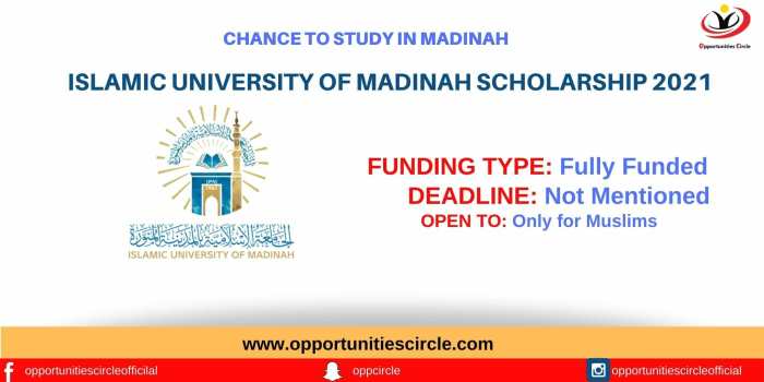 Bachelor of science scholarship program islamic university madinah s1 1