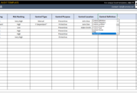 Contoh laporan internal audit excel