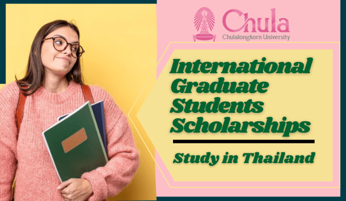 Chulalongkorn university scholarship for international graduate students s3 2