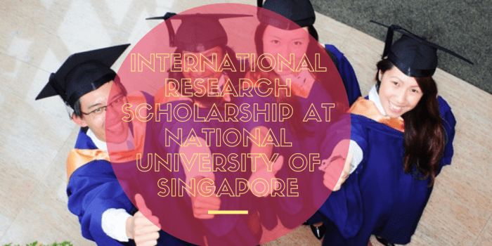 Beasiswa s2 di national university of singapore jurusan international affairs