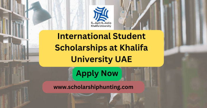 Khalifa scholarship undergraduate arab emirates