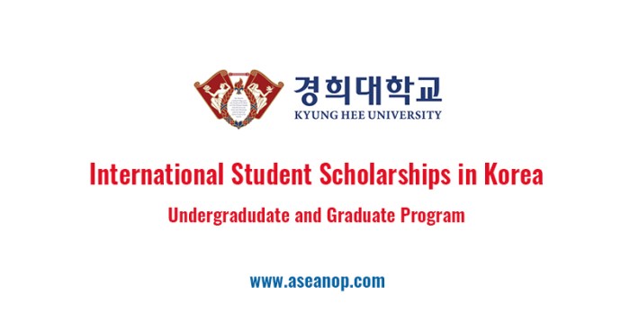 Kyung hee scholarships