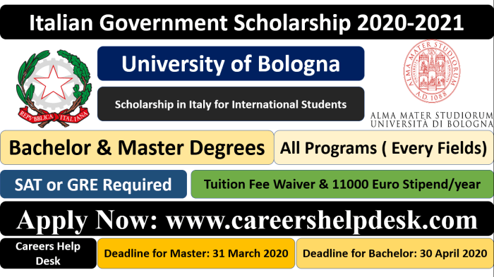 Scholarship bologna scholarships