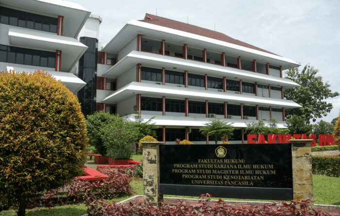 Pancasila jakarta universitas karyawan pts pelajarinfo