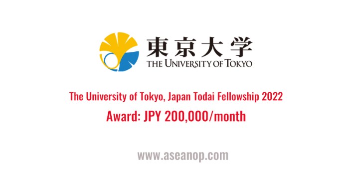 Todai fellowship the university of tokyo s3 1