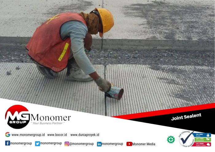 Cara menghitung kebutuhan joint sealant