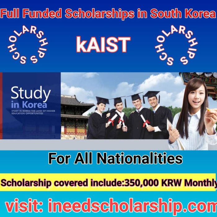 Beasiswa s1 oleh kaist di korea selatan