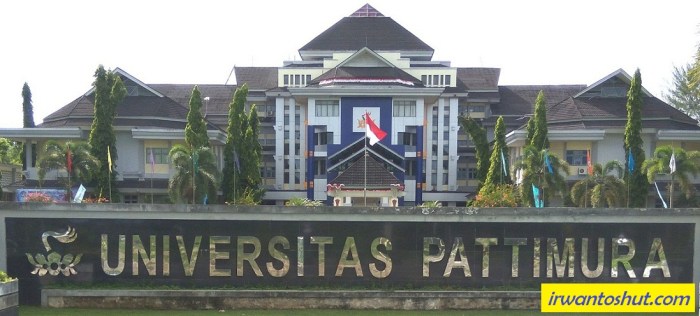 Lambang universitas pattimura ambon