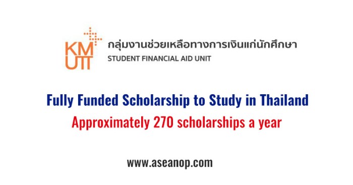 Kmutt international scholarship program kisp s2 1