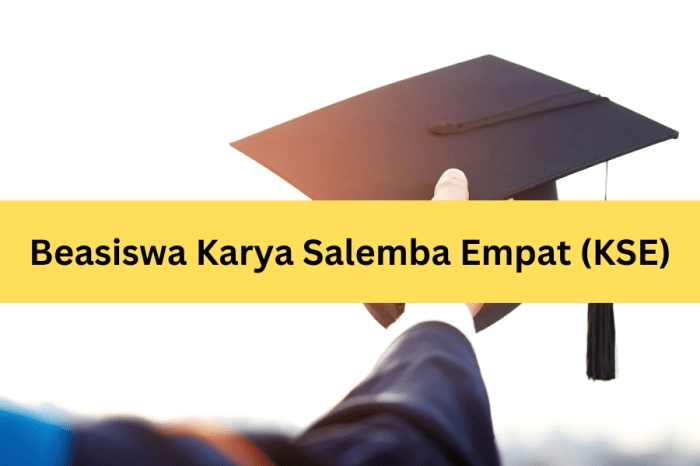 Beasiswa kse karya selemba empat untuk mahasiswa s1