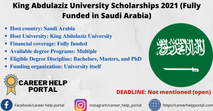 Beasiswa universitas di arab saudi