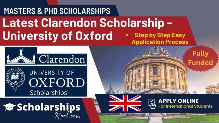 Clarendon scholarship oxford university s2 1