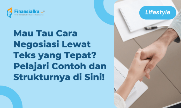 Contoh teks negosiasi bentuk cerpen