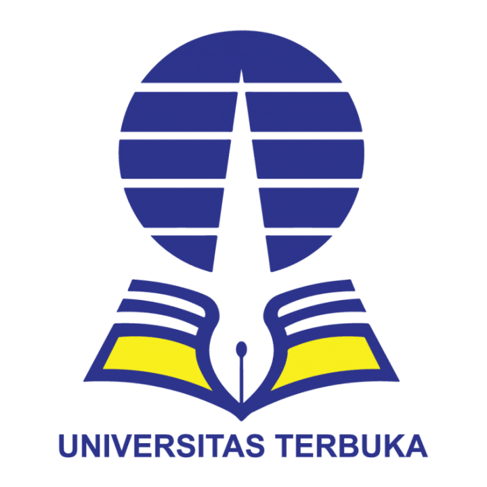 Logo universitas terbuka vector