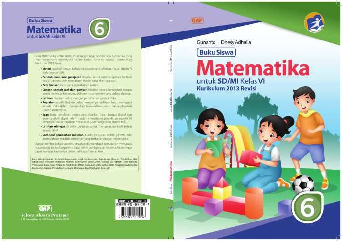 Download buku matematika kelas 6