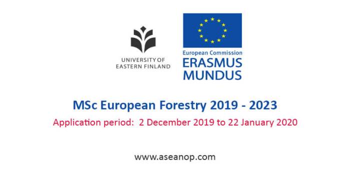 Erasmus european forestry msc ef s2 1