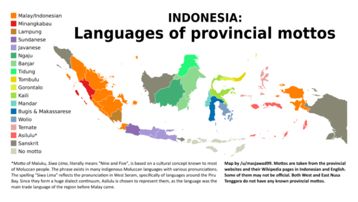 Map indonesia linguistic language languages indonesian ethnic groups detailed muturzikin malaysia diverse dialect spoken mapporn 2182 incredibly shows just introduction