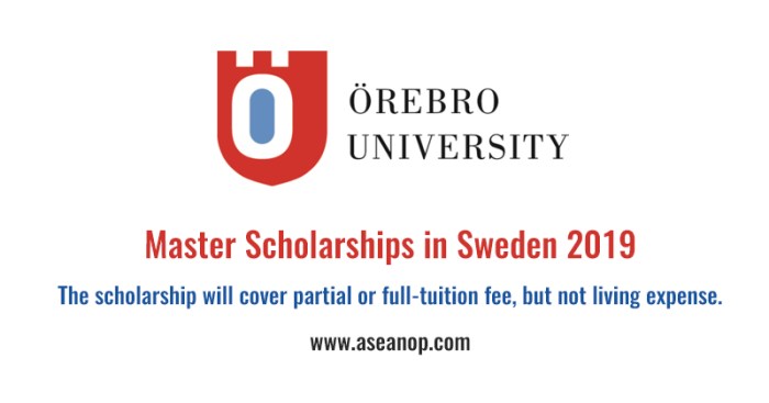 Beasiswa s2 di orebro university swedia