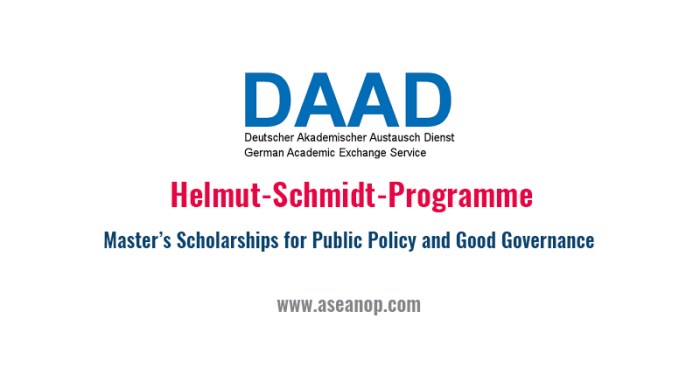 Helmutschmidtprogramme daad university of passau master of governance and public policy and ma development studies s2 1