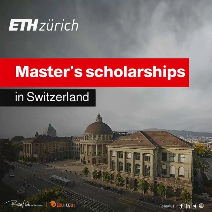 Beasiswa s2 eth zurich di swiss