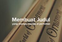 Contoh judul artikel yang menarik