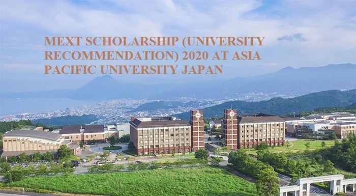 Mext university recommendation international university of japan s3 1