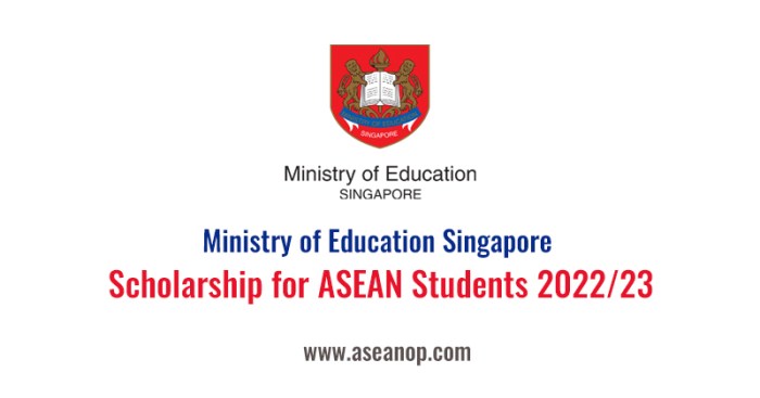 Beasiswa asean untuk pelajar smp sma di singapura