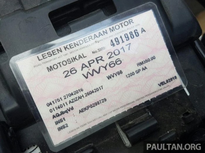 Cara menghitung pajak motor tahunan