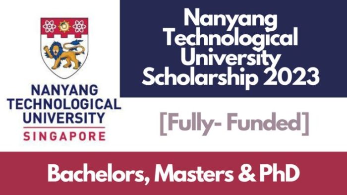 Beasiswa s3 di ntu nanyang technological university singapura