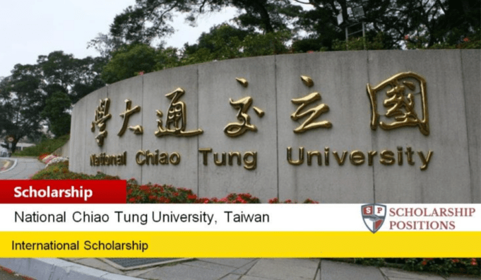 Nctu international scholarship taiwan s2 2