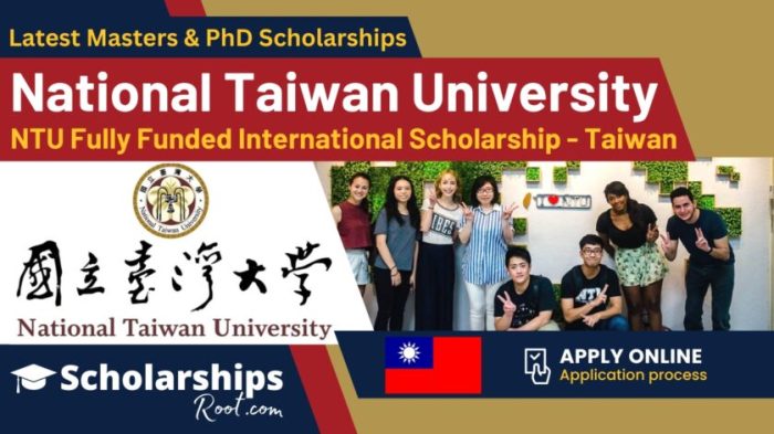 National taiwan university scholarship s3 2