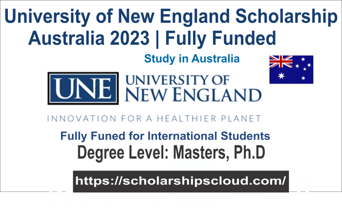 Beasiswa s2 dan s3 di university of new england australia