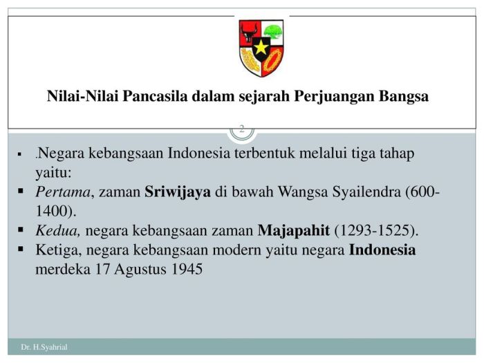 Makalah pancasila dalam kajian sejarah bangsa indonesia