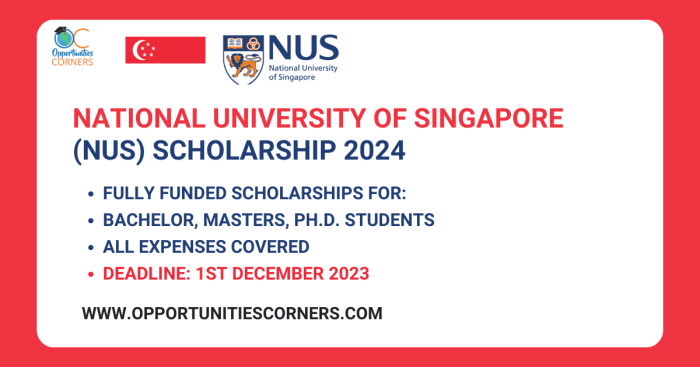 Beasiswa s1 di national university of singapore nus singapura 2