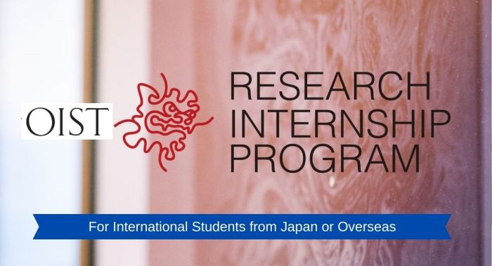 Oist research internship program round 1 s2 1