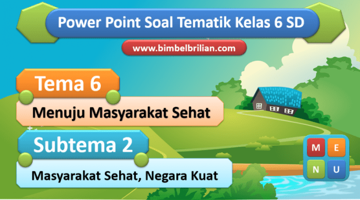 Contoh soal tema 2 subtema 1 kelas 6