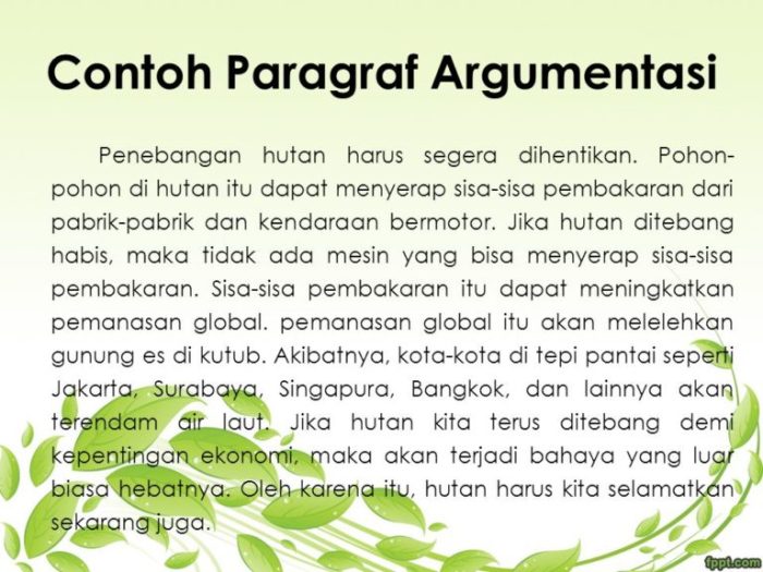 Artikel contoh paragraf yang salah