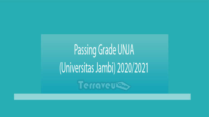 Passing grade universitas jambi